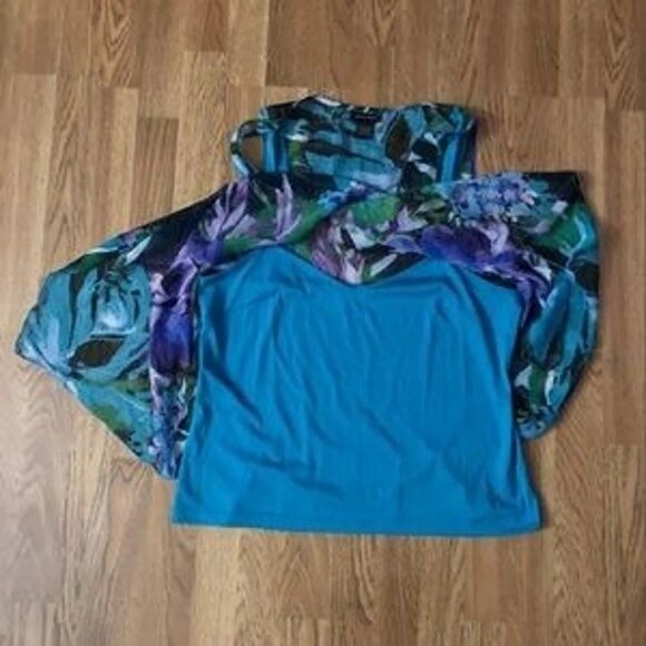 Suspense sz L Double Layer Flowing Flower Tank - Picture 6 of 7
